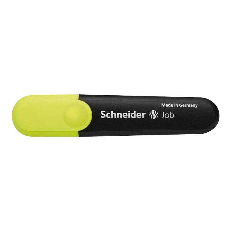 MARQUEUR FLUORESCENT JOB SCHNEIDER JAUNE REF 1505