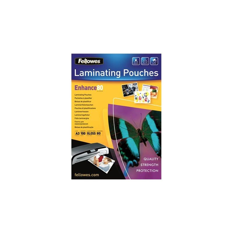 POCHETTE PLASTIFICATION A3 LAMINATING POUCH FILM 125MIC 303X426MM