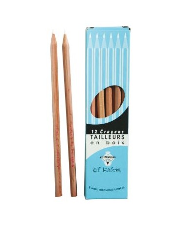CRAYON TAILLEUR EN BOIS ELKALEM PAQ DE 200