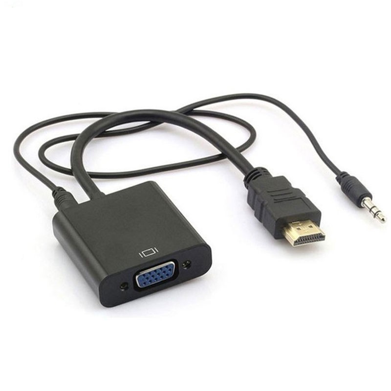 Adaptateur HDMI vers VGA et jack Stéréo