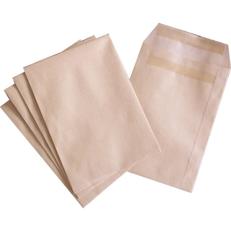 PAQUET DE 25 ENVELOPPES BLANCHES 16x22 90GR - RIBAT