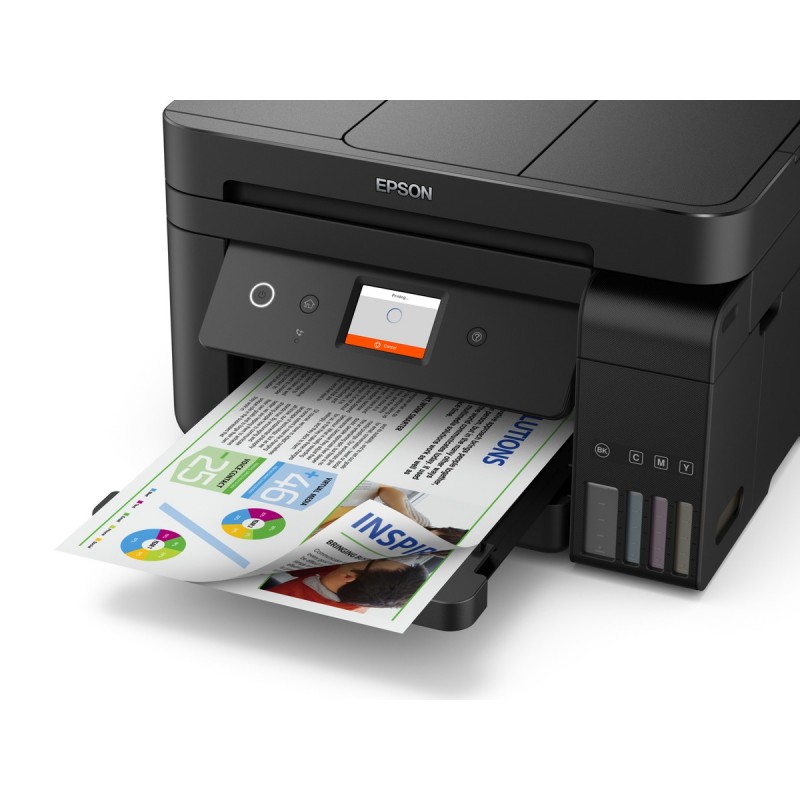 Imprimante Jet d'Encre EPSON ECOTANK ITS L6190 3En1 Couleur Wifi (C11CG19402)