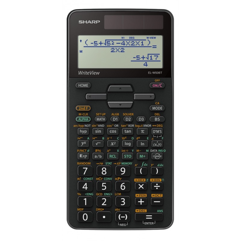 CALCULATRICE SHARP EL-W506T-GY