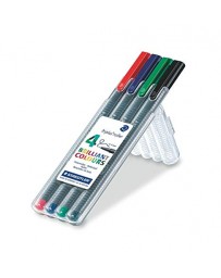 ETUI STAEDTLER BOX DE 4 TRIPLUS FINELINER 334-SB4