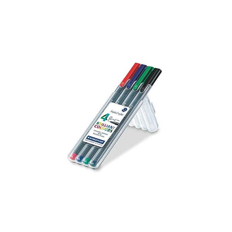 ETUI STAEDTLER BOX DE 4 TRIPLUS FINELINER 334-SB4