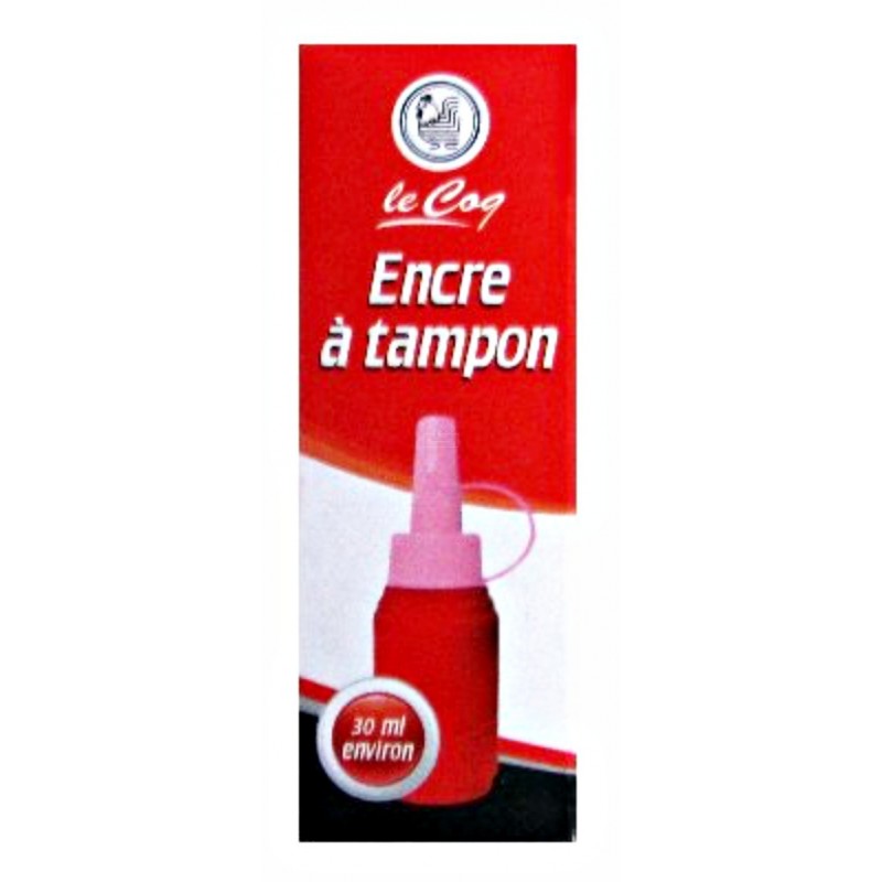 ENCRE A TAMPAN LE COQ B/R/V/N 30ML