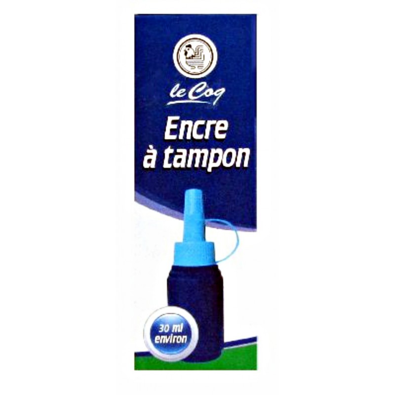 ENCRE A TAMPAN LE COQ B/R/V/N 30ML