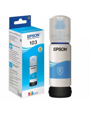 BOUTEILLE EPSON 103 L3110 C13T00S24A CYAN