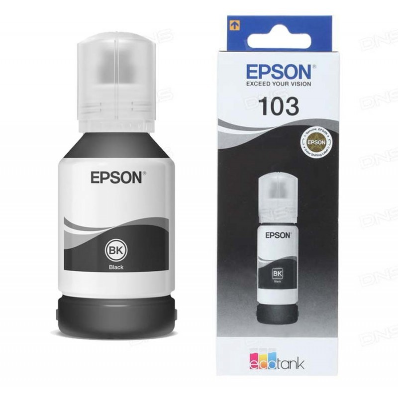 BOUTEILLE EPSON 103 L3110 NOIR  C13T00S14A