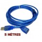 CABLE RALLONGE USB 5M 2.0 HIGH QUALITY