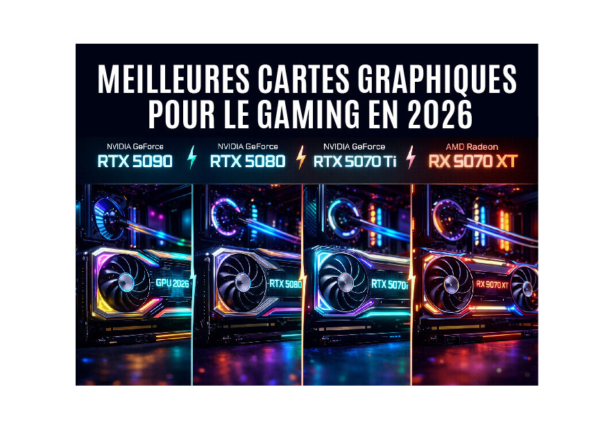 Meilleures cartes graphiques pour le gaming en 2026